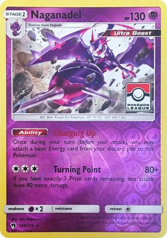 Image for Naganadel - 108/214 (Pokemon League) (League & Championship Cards) (108/214) - Pokemon
