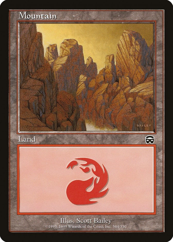 Image for Mountain (344) (Mercadian Masques) (344) - Magic: The Gathering