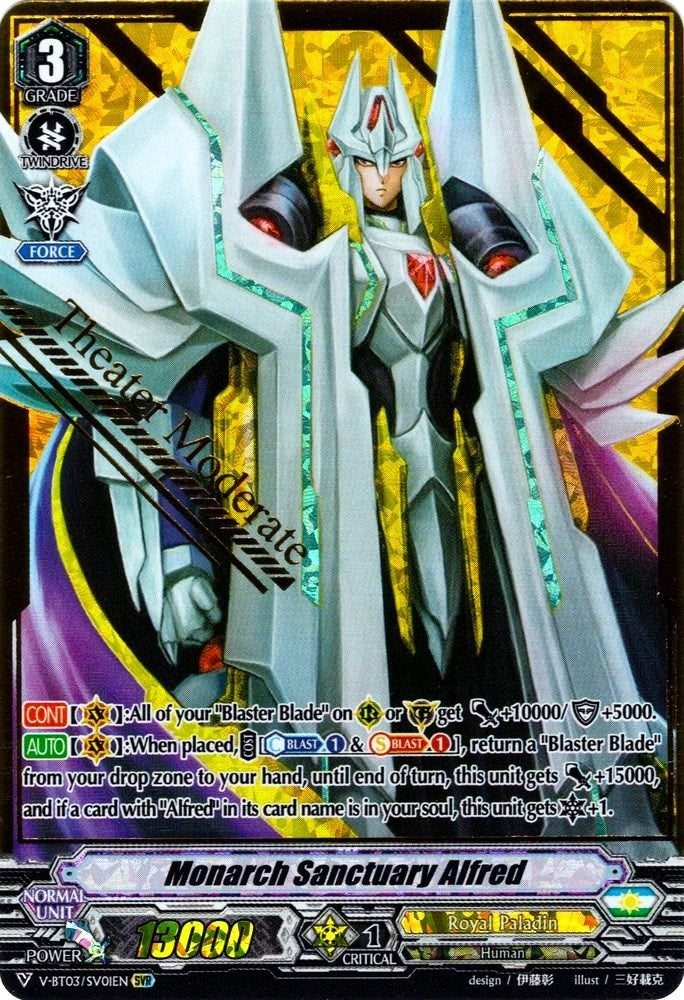 Image for Monarch Sanctuary Alfred (SVR) (V-BT03: Miyaji Academy CF Club) (V-BT03/SV01EN) - Cardfight Vanguard