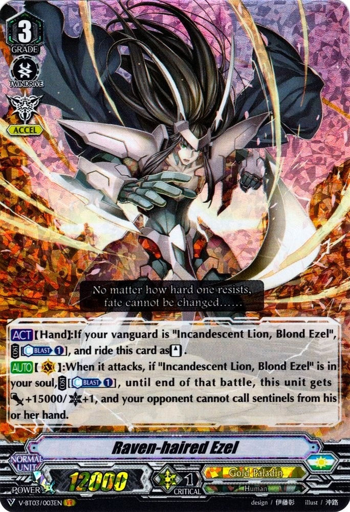 Image for Raven-haired Ezel (V-BT03: Miyaji Academy CF Club) (V-BT03/003EN) - Cardfight Vanguard