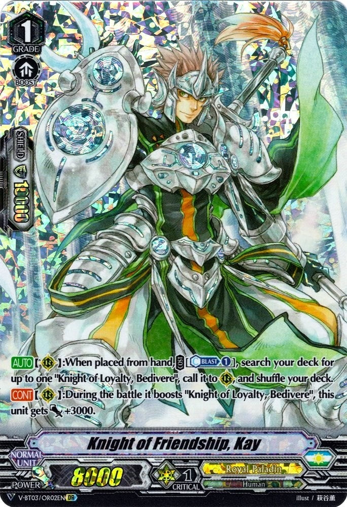 Image for Knight of Friendship, Kay (OR) (V-BT03: Miyaji Academy CF Club) (V-BT03/OR02EN) - Cardfight Vanguard