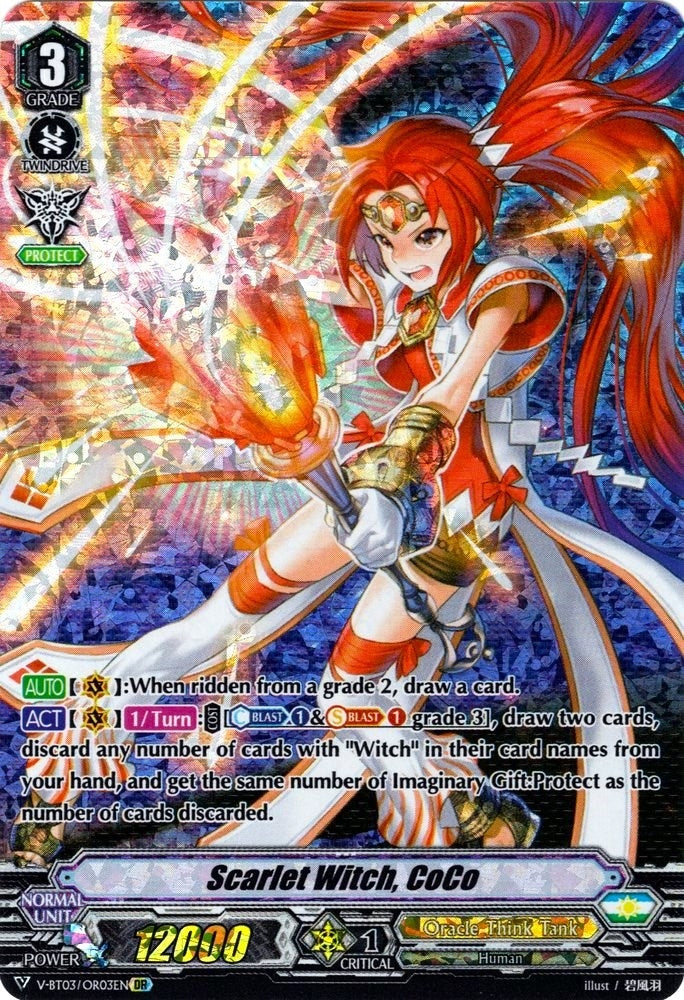 Image for Scarlet Witch, CoCo (OR) (V-BT03: Miyaji Academy CF Club) (V-BT03/OR03EN) - Cardfight Vanguard