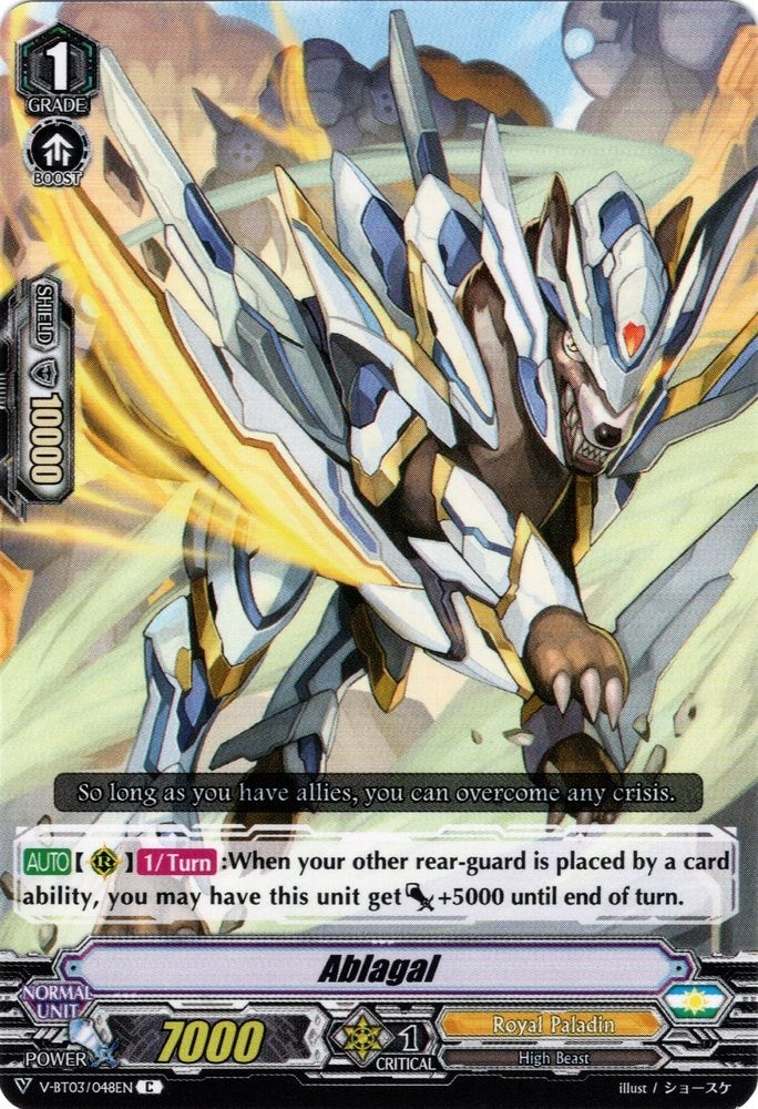 Image for Ablagal (V-BT03: Miyaji Academy CF Club) (V-BT03/048EN) - Cardfight Vanguard