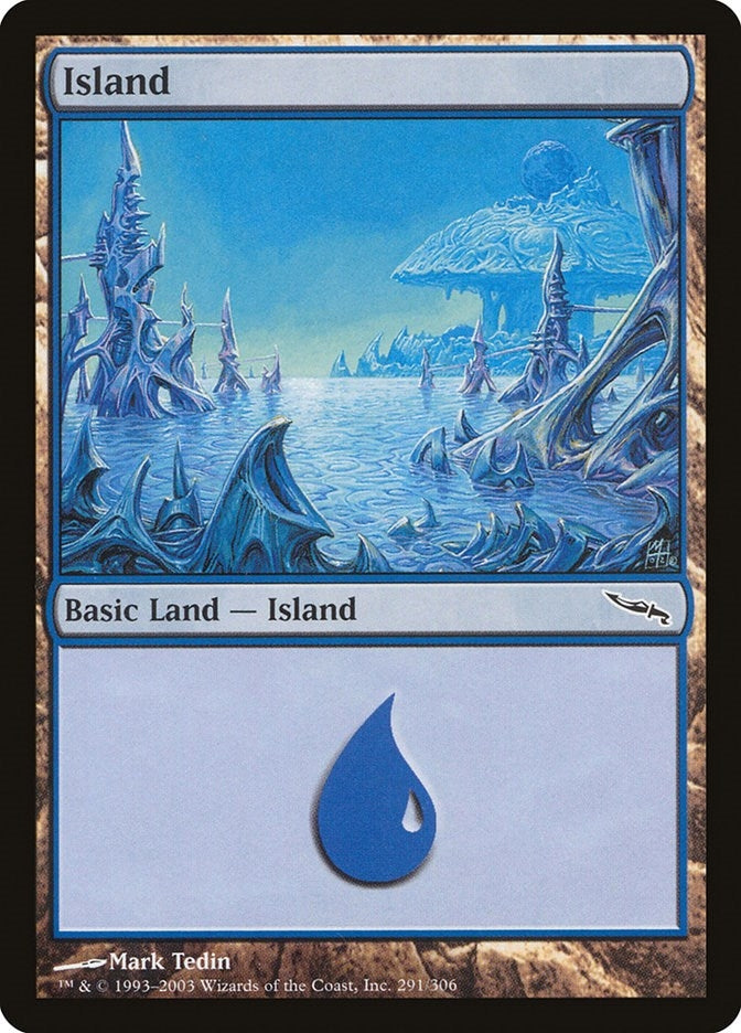 Image for Island (291) (Mirrodin) (291) - Magic: The Gathering