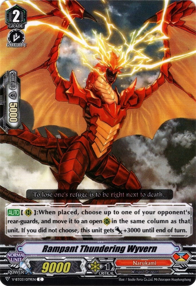 Image for Rampant Thundering Wyvern (V-BT03: Miyaji Academy CF Club) (V-BT03/079EN) - Cardfight Vanguard