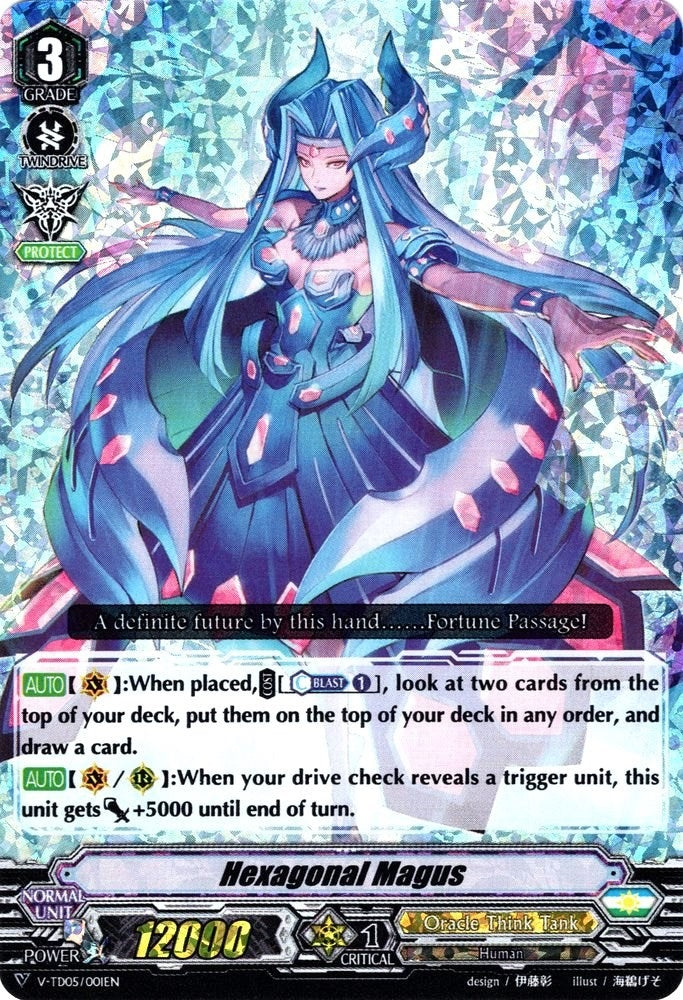 Image for Hexagonal Magus (RRR Foil) (V-TD05: Misaki Tokura) (V-TD05/001EN) - Cardfight Vanguard