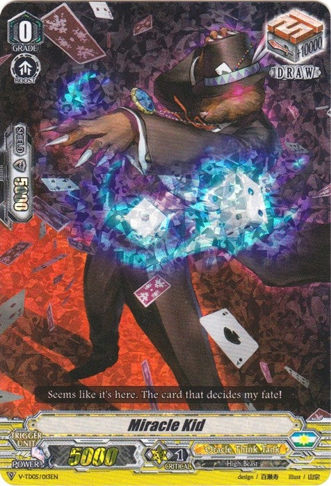 Image for Miracle Kid (RRR Foil) (V-TD05: Misaki Tokura) (V-TD05/013EN) - Cardfight Vanguard