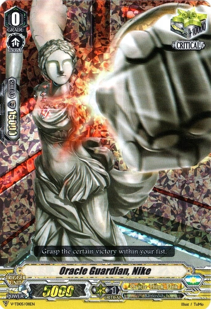 Image for Oracle Guardian, Nike (RRR Foil) (V-TD05: Misaki Tokura) (V-TD05/011EN) - Cardfight Vanguard
