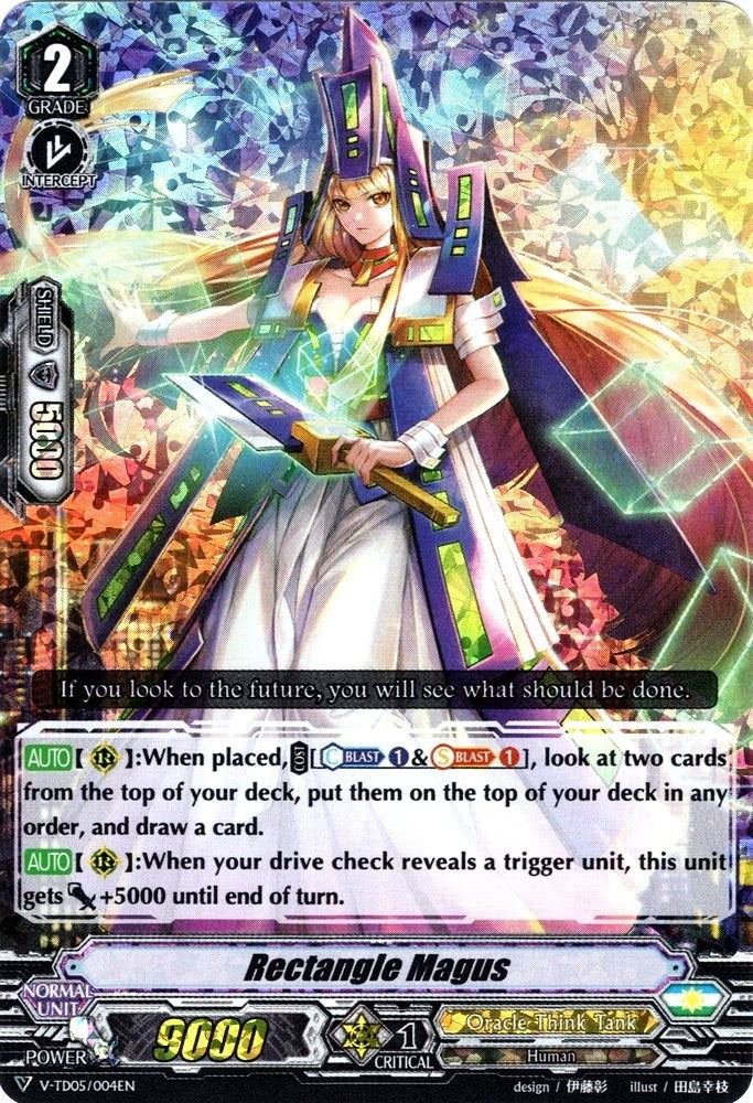 Image for Rectangle Magus (RRR Foil) (V-TD05: Misaki Tokura) (V-TD05/004EN) - Cardfight Vanguard