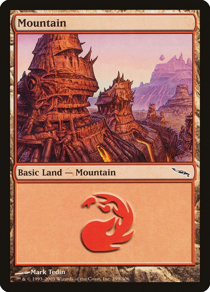 Image for Mountain (299) (Mirrodin) (299) - Magic: The Gathering