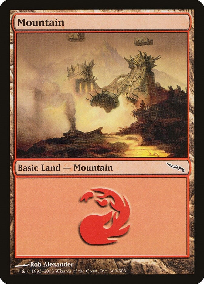 Image for Mountain (300) (Mirrodin) (300) - Magic: The Gathering