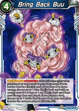 Image for Bring Back Buu (Destroyer Kings) (BT6-050) - Dragon Ball Super: Masters