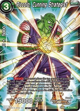 Image for Piccolo, Cunning Strategist (Power Booster) (Promotion Cards) (P-114) - Dragon Ball Super: Masters