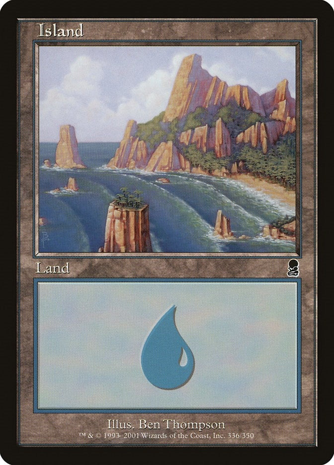 Image for Island (336) (Odyssey) (336) - Magic: The Gathering