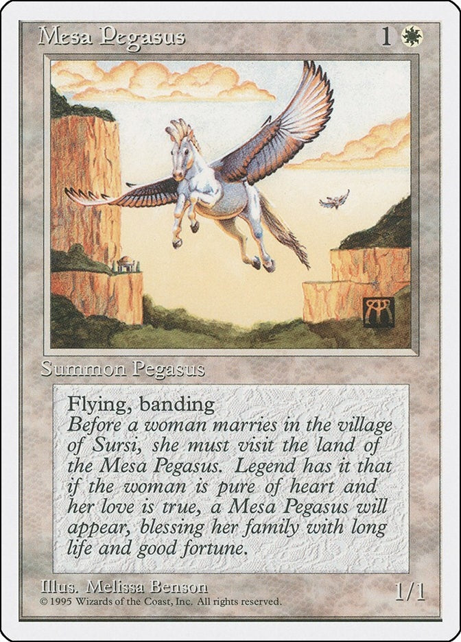 Image for Mesa Pegasus (Fourth Edition) - Magic: The Gathering