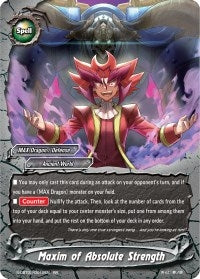 Image for Maxim of Absolute Strength (S-CBT02: Violence Vanity) (S-CBT02/0012EN) - Future Card BuddyFight