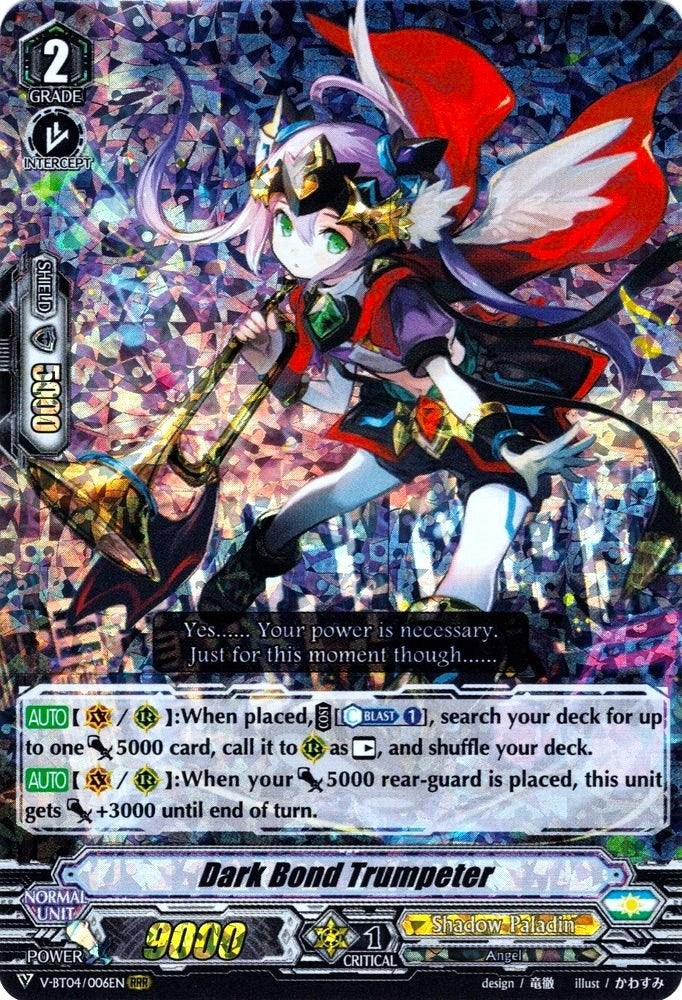 Image for Dark Bond Trumpeter (V-BT04: Vilest! Deletor) (V-BT04/006EN) - Cardfight Vanguard
