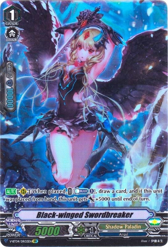 Image for Black-winged Swordbreaker (DR) (V-BT04: Vilest! Deletor) (V-BT04/DR02EN) - Cardfight Vanguard