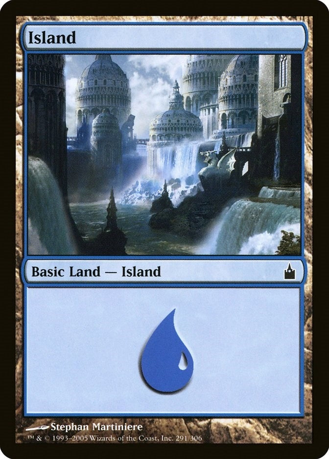 Image for Island (291) (Ravnica: City of Guilds) (291) - Magic: The Gathering