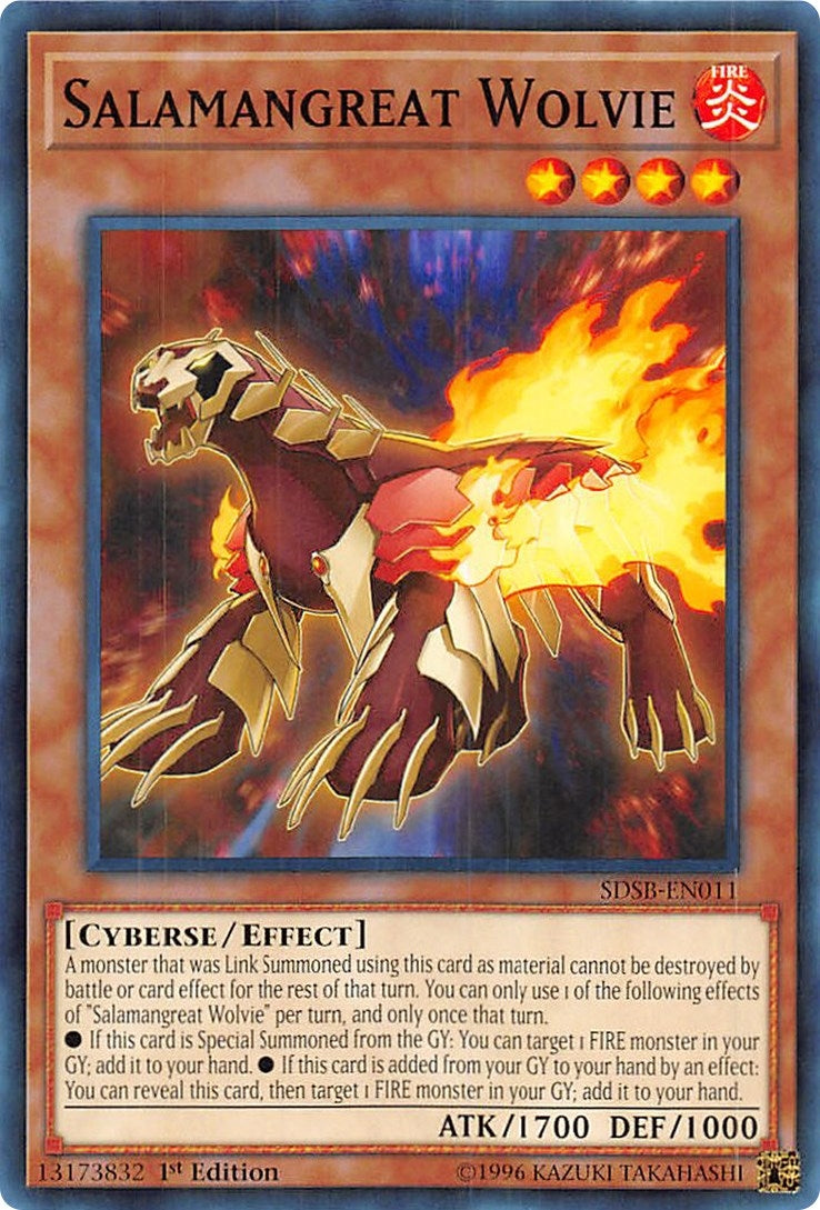Image for Salamangreat Wolvie (Structure Deck: Soulburner) (SDSB-EN011) - YuGiOh