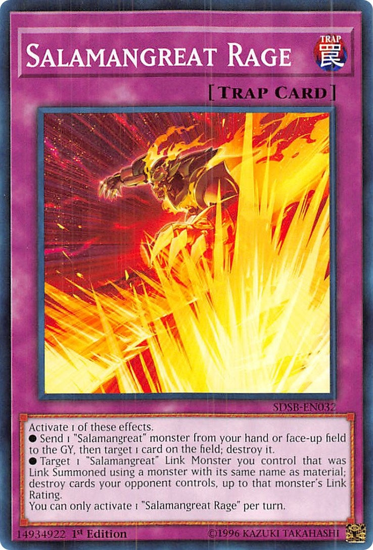 Image for Salamangreat Rage (Structure Deck: Soulburner) (SDSB-EN032) - YuGiOh