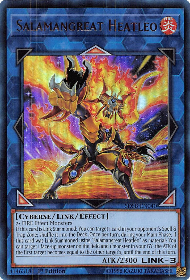 Image for Salamangreat Heatleo (UR) (Structure Deck: Soulburner) (SDSB-EN040) - YuGiOh