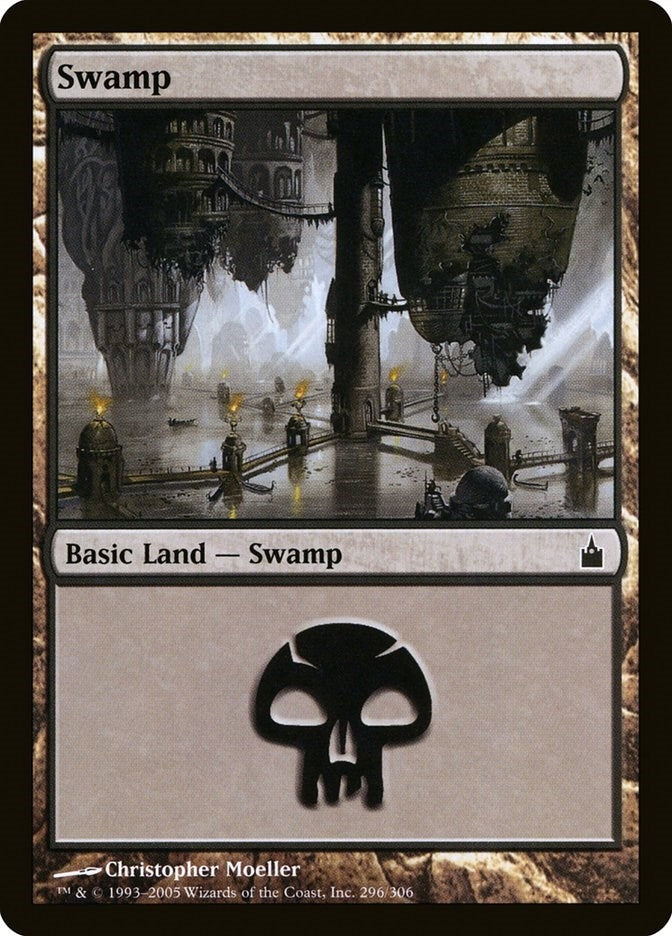 Image for Swamp (296) (Ravnica: City of Guilds) (296) - Magic: The Gathering