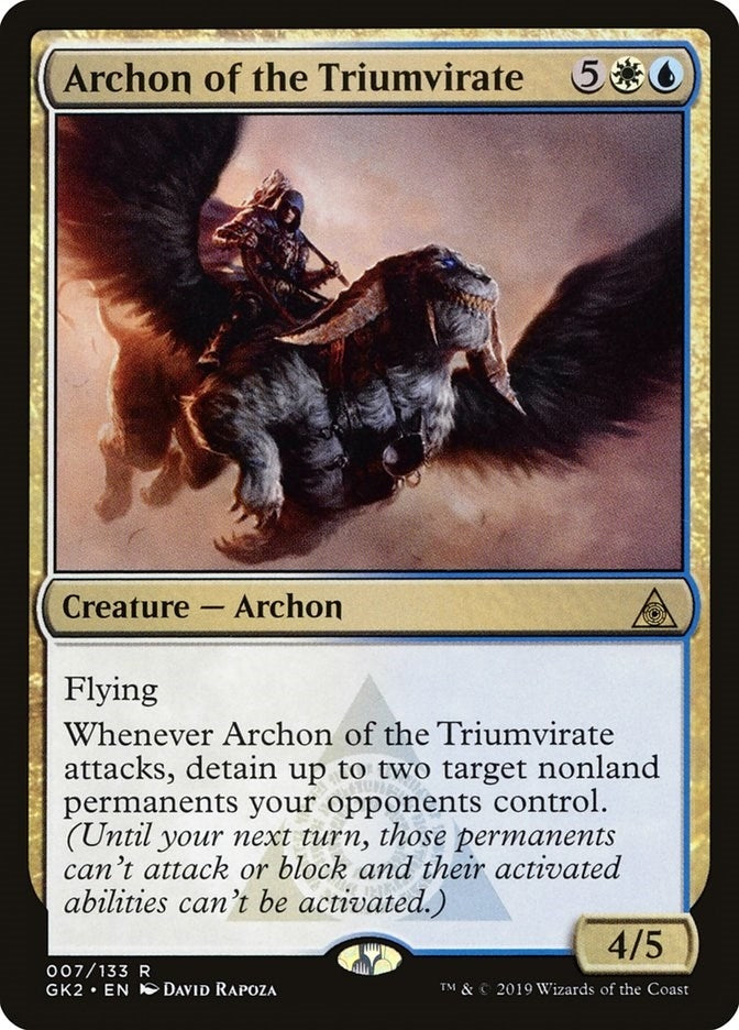 Image for Archon of the Triumvirate (Ravnica Allegiance: Guild Kits) (7) - Magic: The Gathering