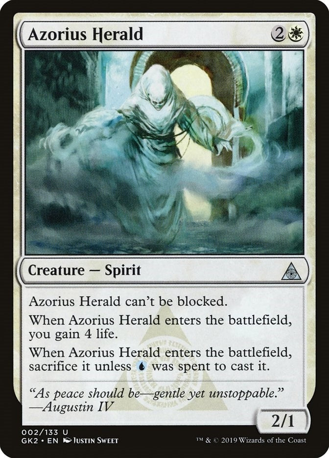 Image for Azorius Herald (Ravnica Allegiance: Guild Kits) (2) - Magic: The Gathering