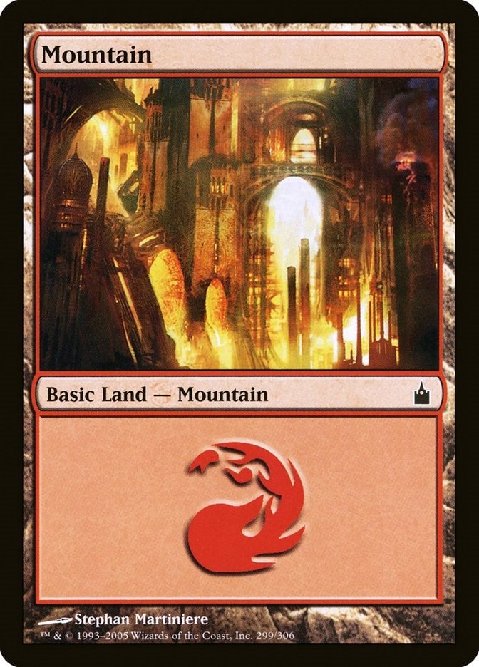 Image for Mountain (299) (Ravnica: City of Guilds) (299) - Magic: The Gathering