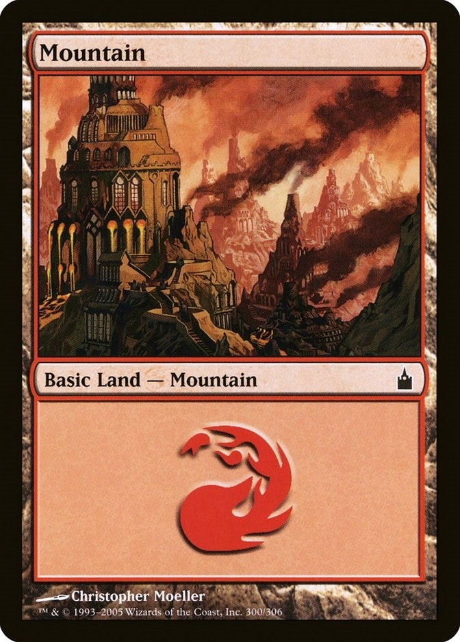 Image for Mountain (300) (Ravnica: City of Guilds) (300) - Magic: The Gathering