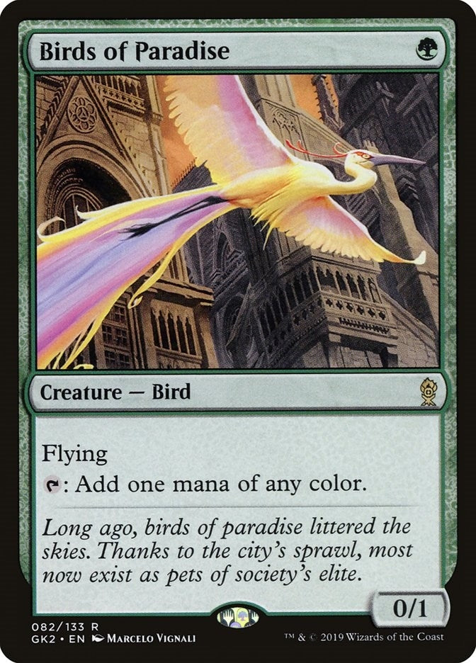 Image for Birds of Paradise (Ravnica Allegiance: Guild Kits) (82) - Magic: The Gathering