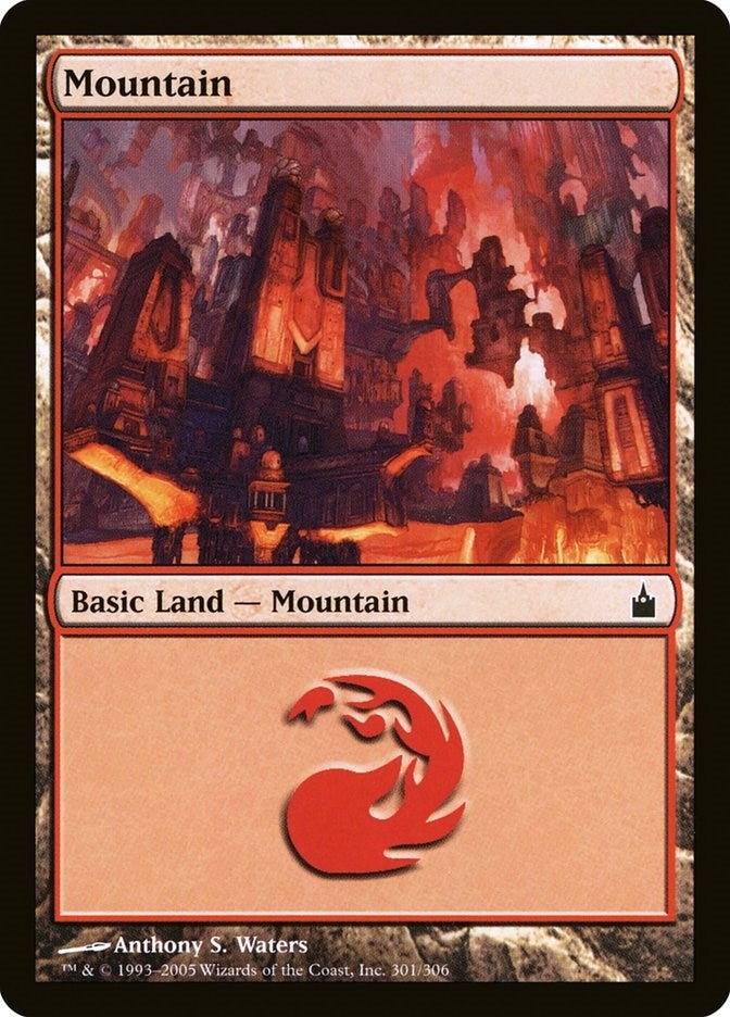 Image for Mountain (301) (Ravnica: City of Guilds) (301) - Magic: The Gathering