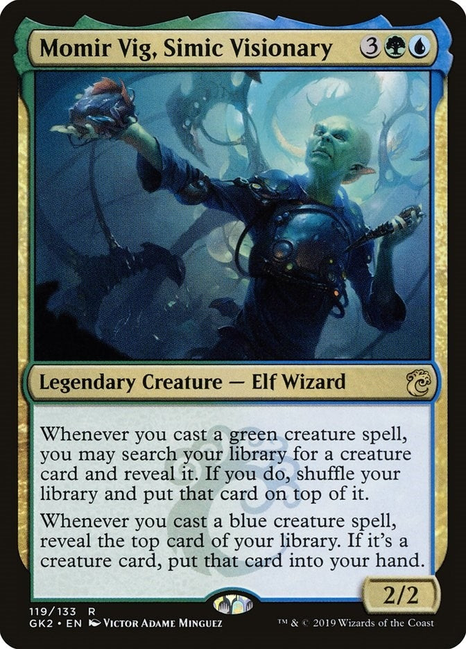 Image for Momir Vig, Simic Visionary (Ravnica Allegiance: Guild Kits) (119) - Magic: The Gathering