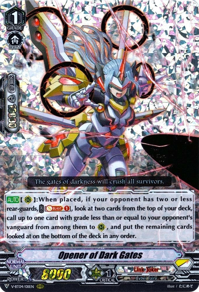 Image for Opener of Dark Gates (V-BT04: Vilest! Deletor) (V-BT04/011EN) - Cardfight Vanguard