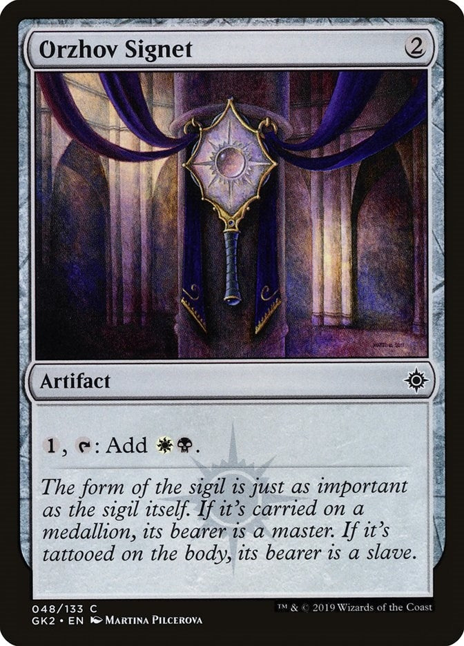 Image for Orzhov Signet (Ravnica Allegiance: Guild Kits) (48) - Magic: The Gathering