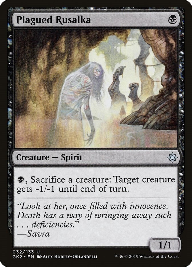 Image for Plagued Rusalka (Ravnica Allegiance: Guild Kits) (32) - Magic: The Gathering