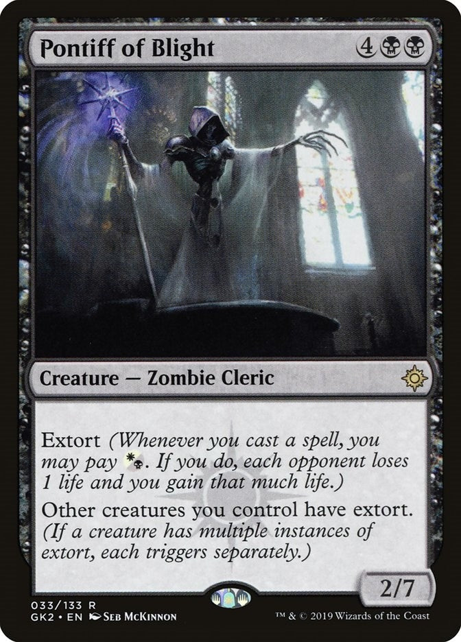 Image for Pontiff of Blight (Ravnica Allegiance: Guild Kits) (33) - Magic: The Gathering