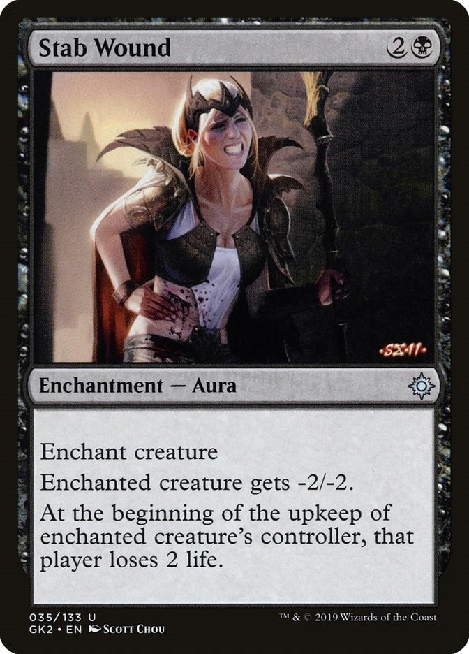 Image for Stab Wound (Ravnica Allegiance: Guild Kits) (35) - Magic: The Gathering