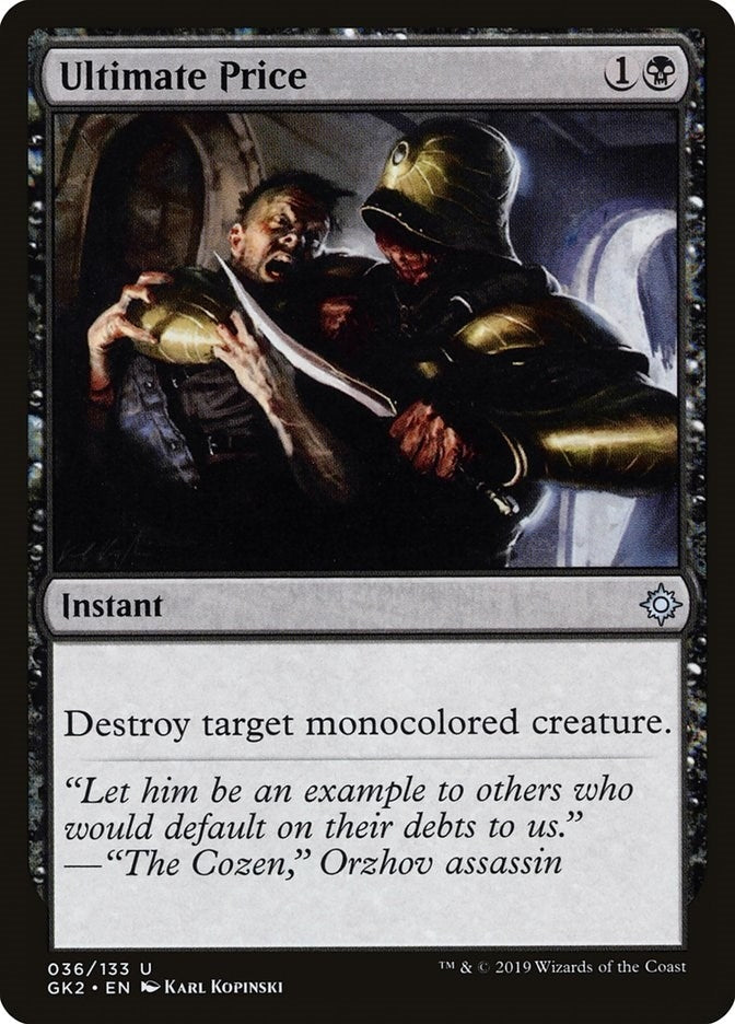 Image for Ultimate Price (Ravnica Allegiance: Guild Kits) (36) - Magic: The Gathering