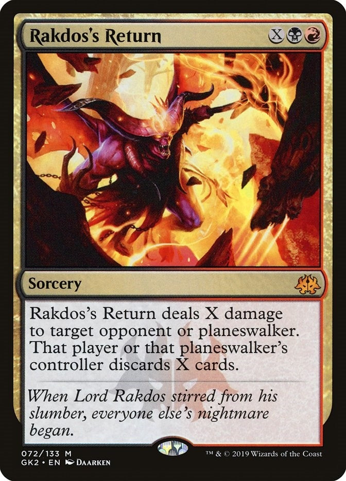 Image for Rakdos's Return (Ravnica Allegiance: Guild Kits) (72) - Magic: The Gathering