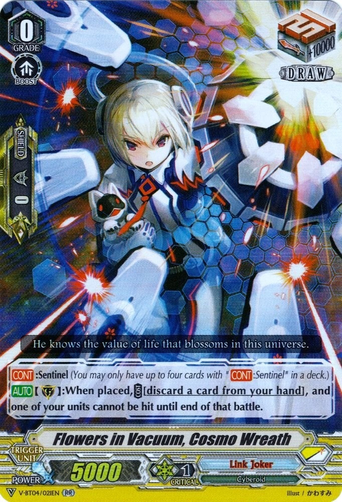 Image for Flowers in Vacuum, Cosmo Wreath (V-BT04: Vilest! Deletor) (V-BT04/021EN) - Cardfight Vanguard