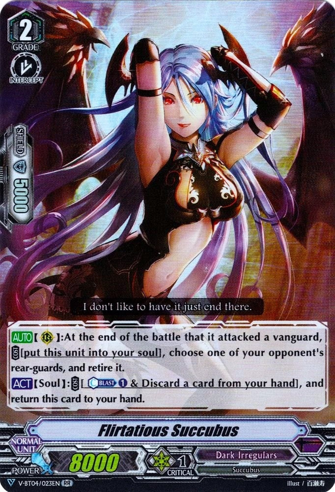 Image for Flirtatious Succubus (V-BT04: Vilest! Deletor) (V-BT04/023EN) - Cardfight Vanguard