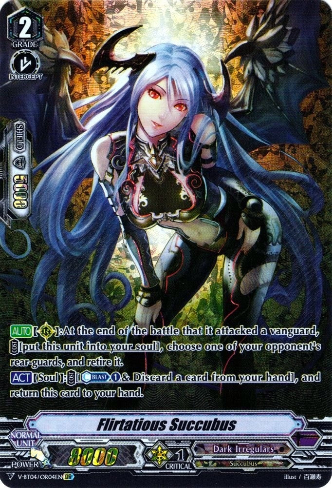 Image for Flirtatious Succubus (OR) (V-BT04: Vilest! Deletor) (V-BT04/OR04EN) - Cardfight Vanguard