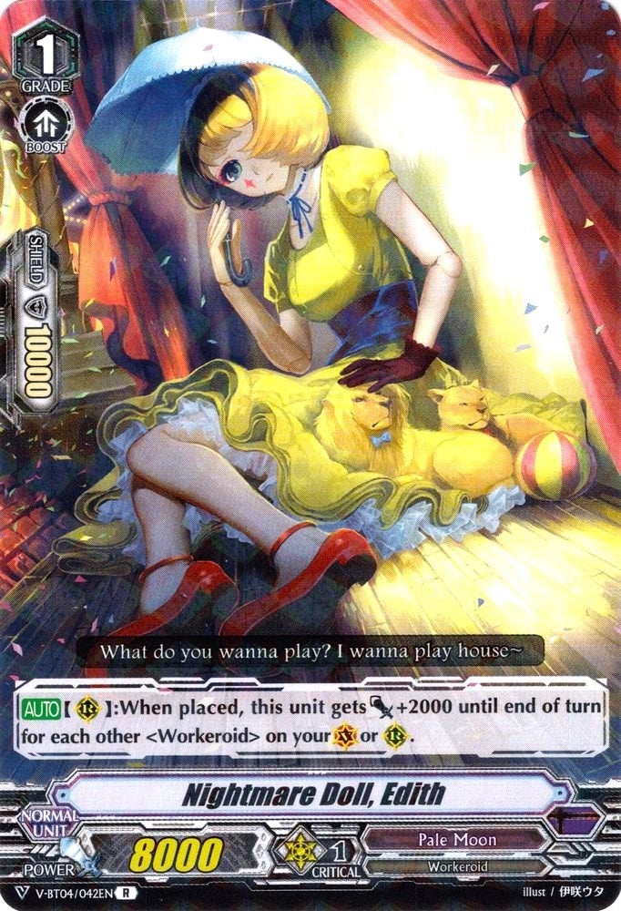 Image for Nightmare Doll, Edith (V-BT04: Vilest! Deletor) (V-BT04/042EN) - Cardfight Vanguard