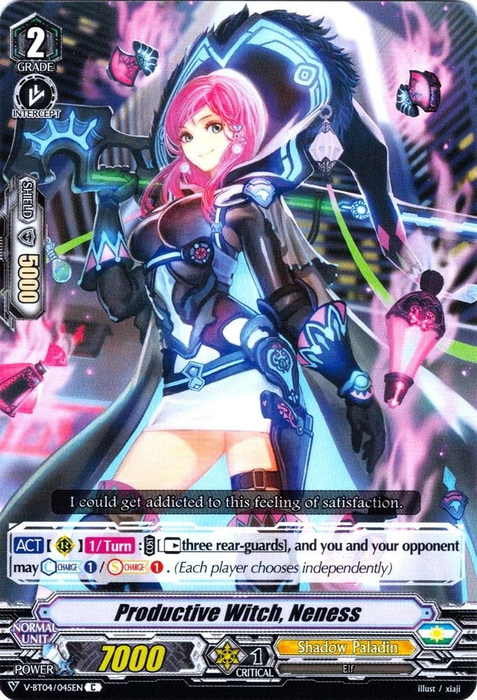 Image for Productive Witch, Neness (V-BT04: Vilest! Deletor) (V-BT04/045EN) - Cardfight Vanguard