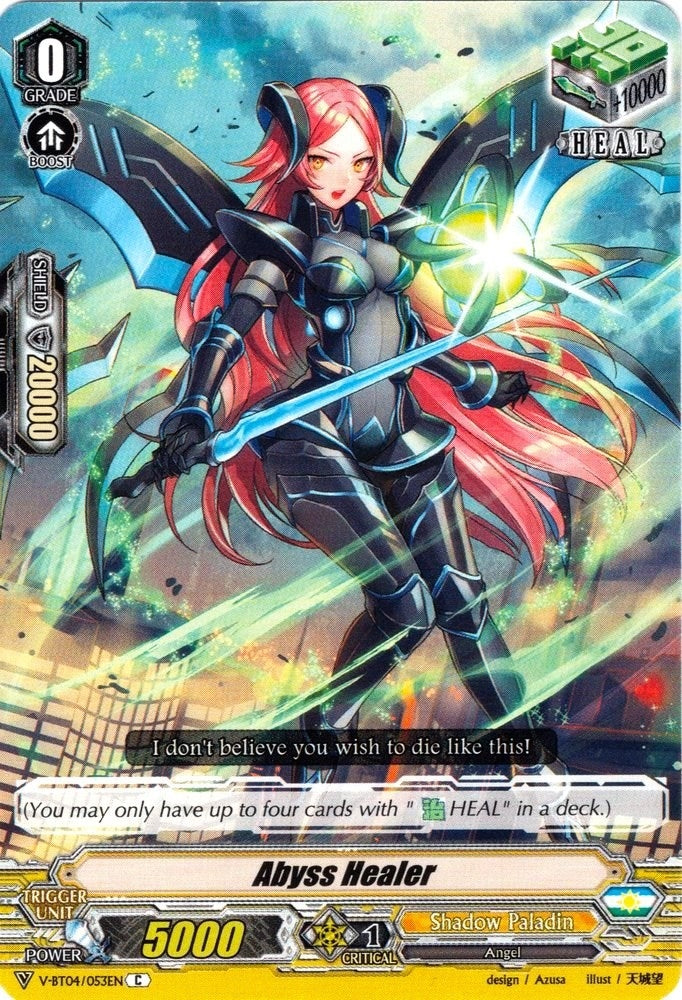 Image for Abyss Healer (V-BT04: Vilest! Deletor) (V-BT04/053EN) - Cardfight Vanguard