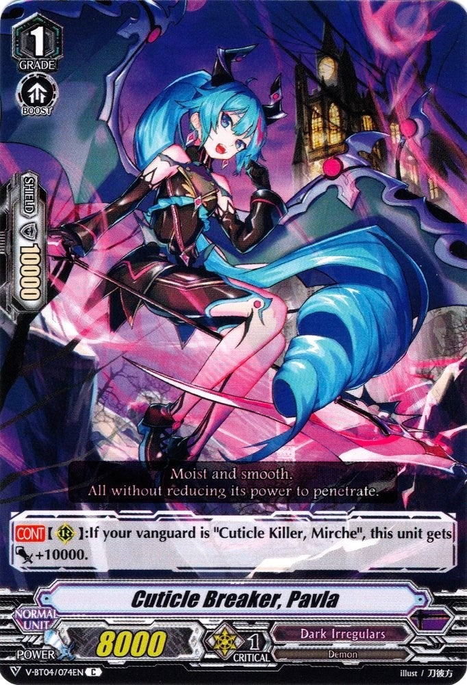 Image for Cuticle Breaker, Pavla (V-BT04: Vilest! Deletor) (V-BT04/074EN) - Cardfight Vanguard