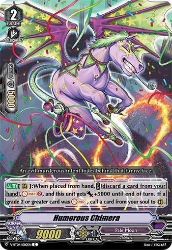 Image for Humorous Chimera (V-BT04: Vilest! Deletor) (V-BT04/080EN) - Cardfight Vanguard