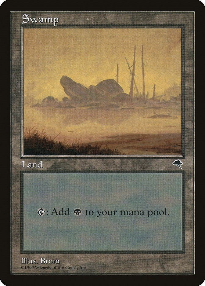 Image for Swamp (Boulder) (Tempest) (341) - Magic: The Gathering
